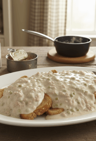 Cream of Tuna On Toast