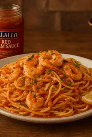 Clam and Garlic Butter Shrimp Linguine