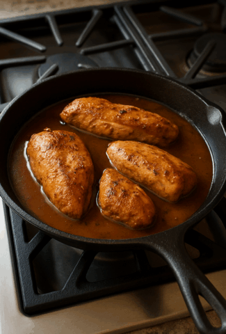 Cast Iron Braised Turkey Loins