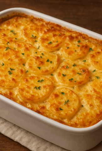 Classic Cheesy Scalloped Potatoes