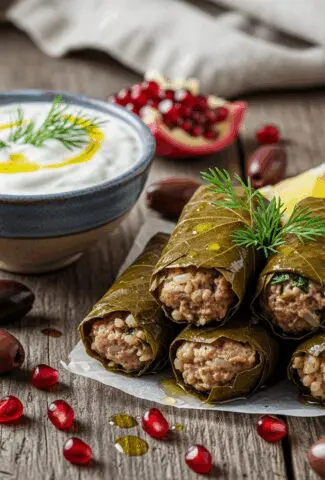 Mediterranean Lamb Dolmas Recipe