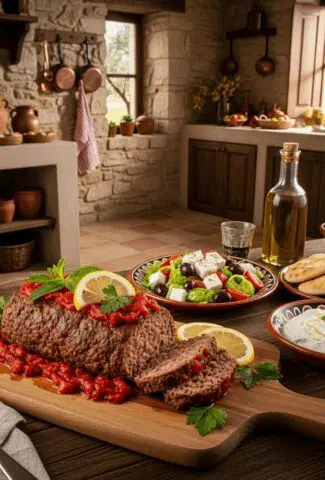 Mediterranean Style Lamb Meatloaf