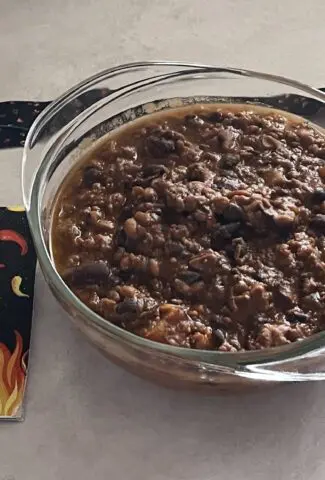 Prize-Winning Smoky Three-Meat Chili with Beans
