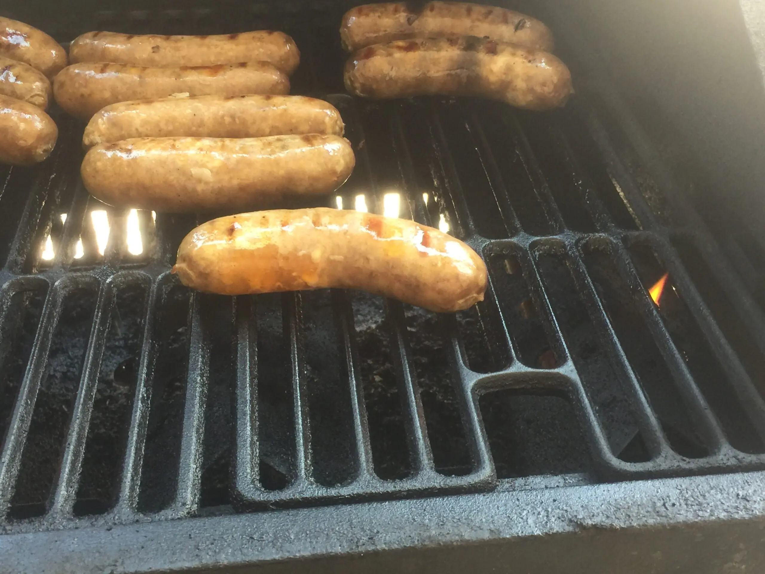 Grilled German Style Grilled Brautworst