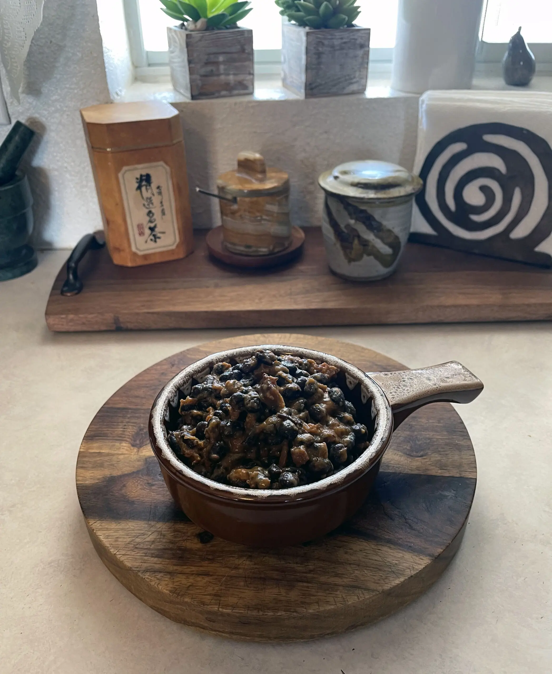 Smokey Ranch Style Black Beans