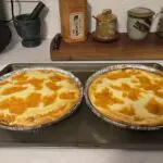 Mango Swirl Cheesecake in 6oz Pre-Made Graham Cracker Crusts