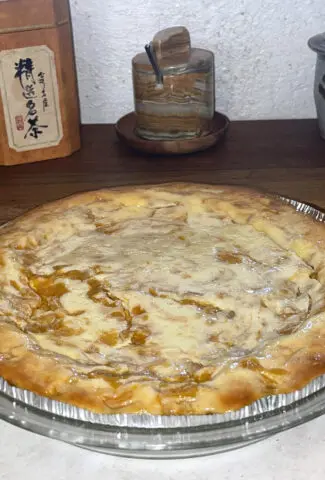 Mango Swirl Cheesecake in 6oz Pre-Made Graham Cracker Crusts
