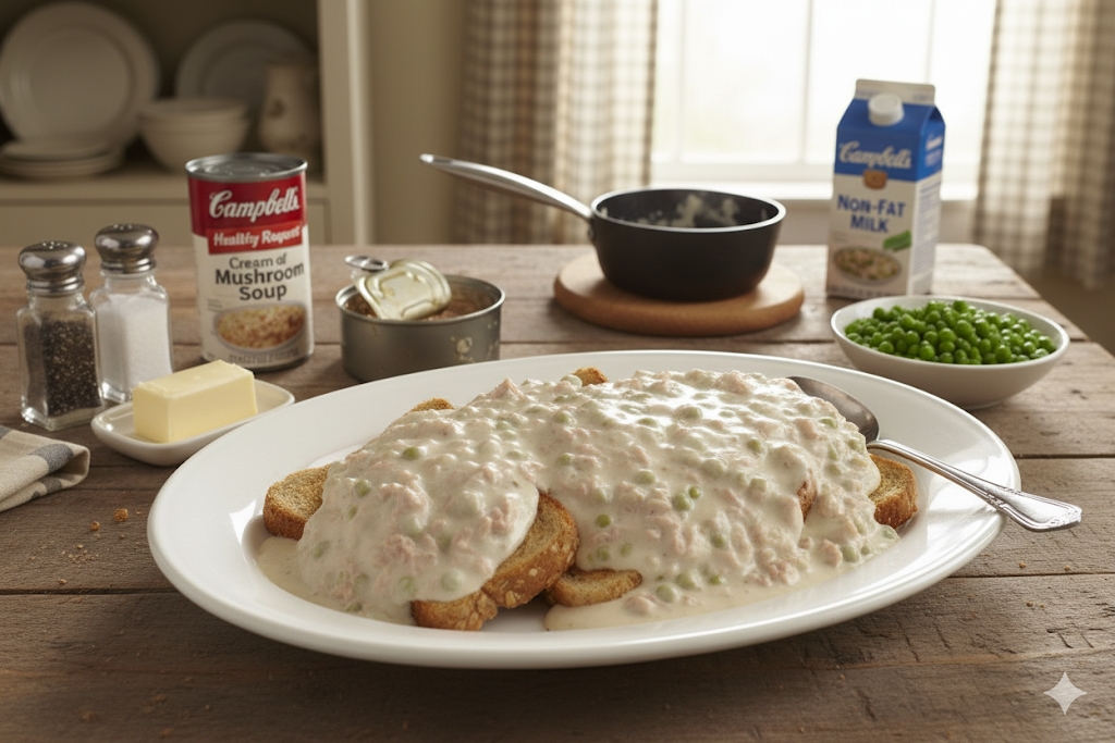 Cream of Tuna On Toast