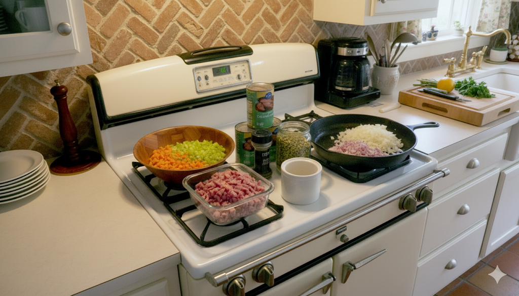Grubbing Pressure Cooker Split Pea Soup