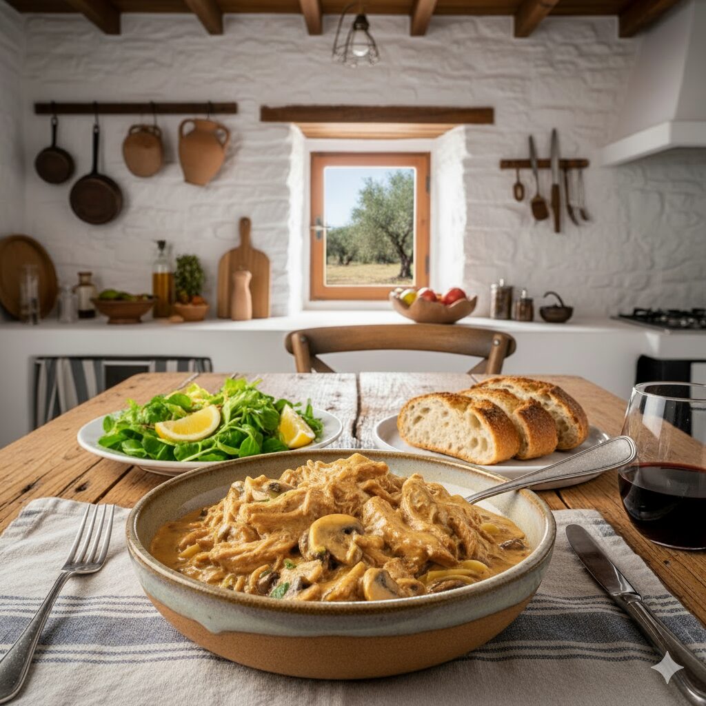 Creamy Pork Stroganoff Made with Leftover Pork Loin