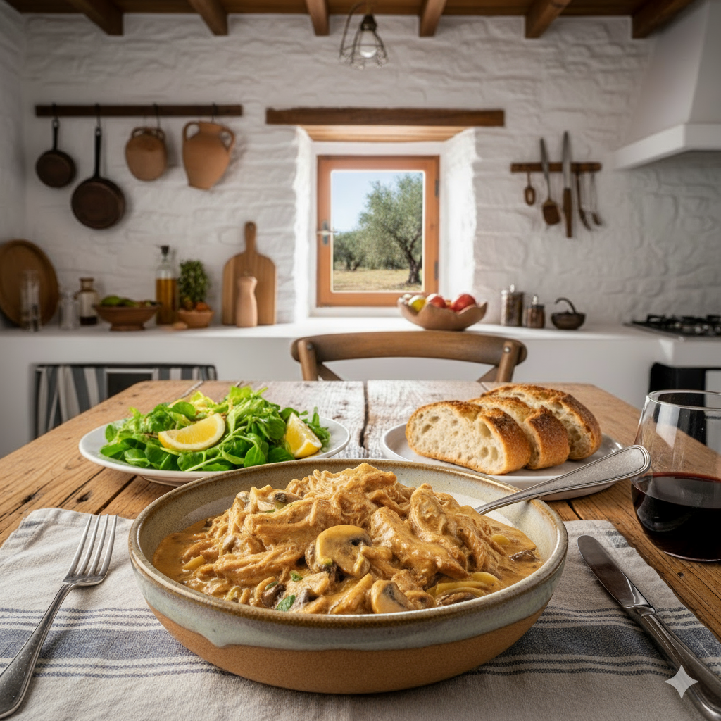 Creamy Pork Stroganoff Made with Leftover Pork Loin
