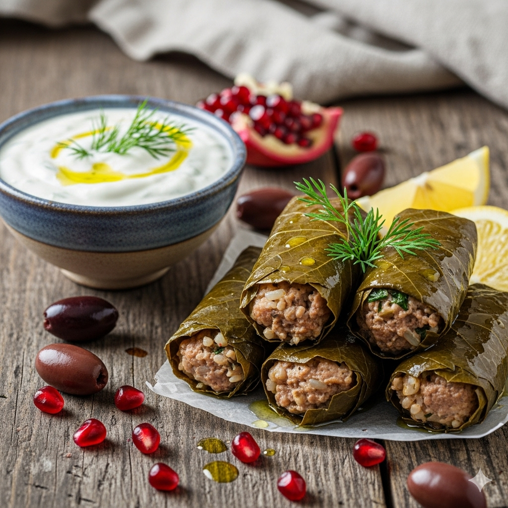 Mediterranean Lamb Dolmas Recipe