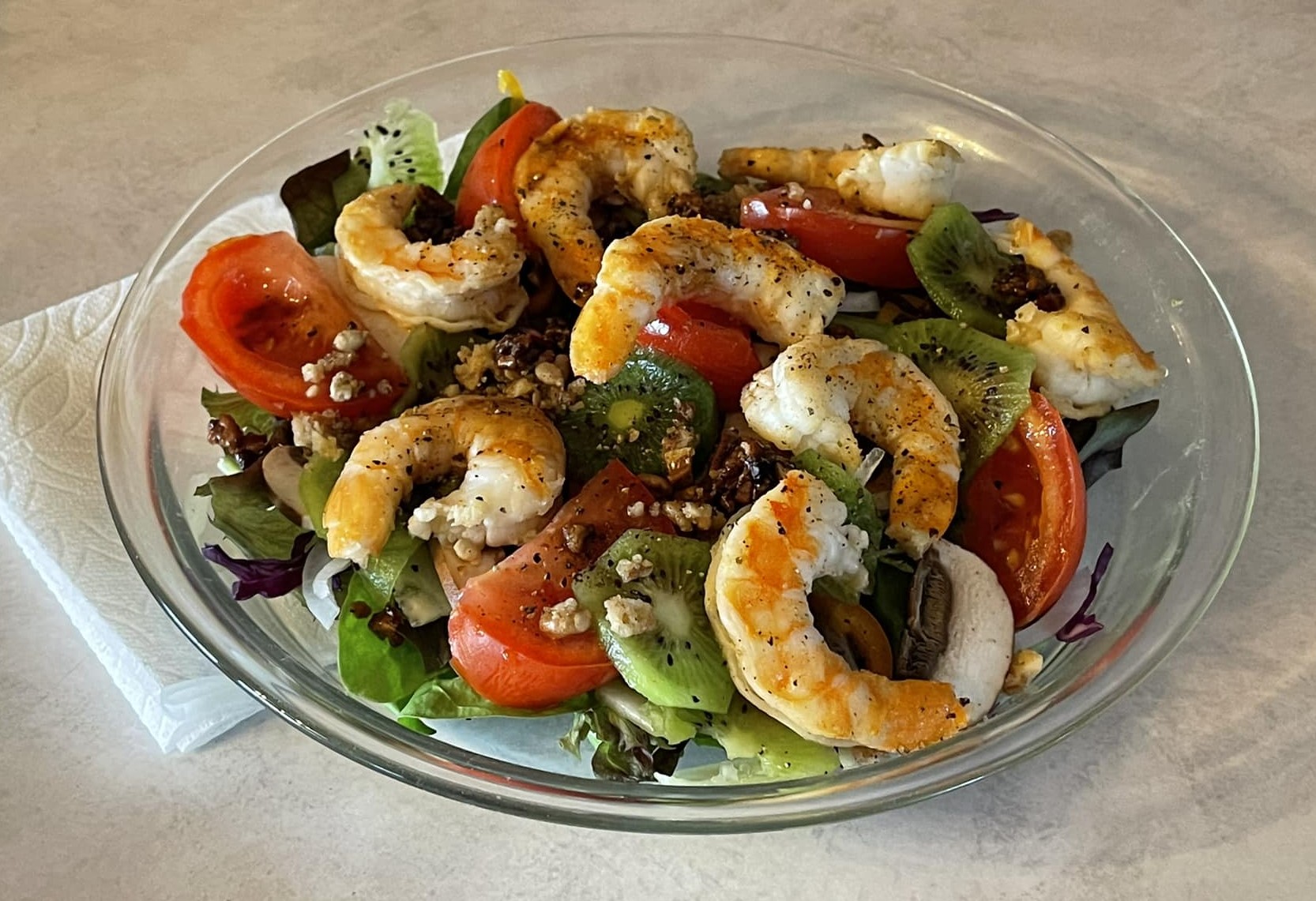 Firebirds Wood Fired Grill - Grilled Shrimp & Strawberry Salad